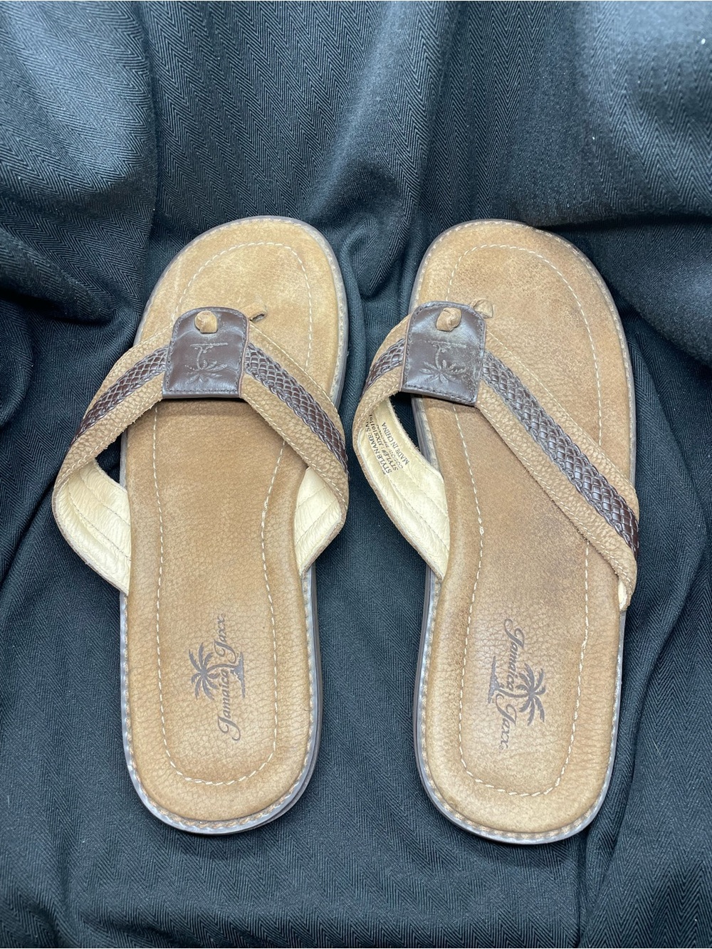 Jamaica Jaxx “Sandy Toes” Two Tone Men’s Sandals